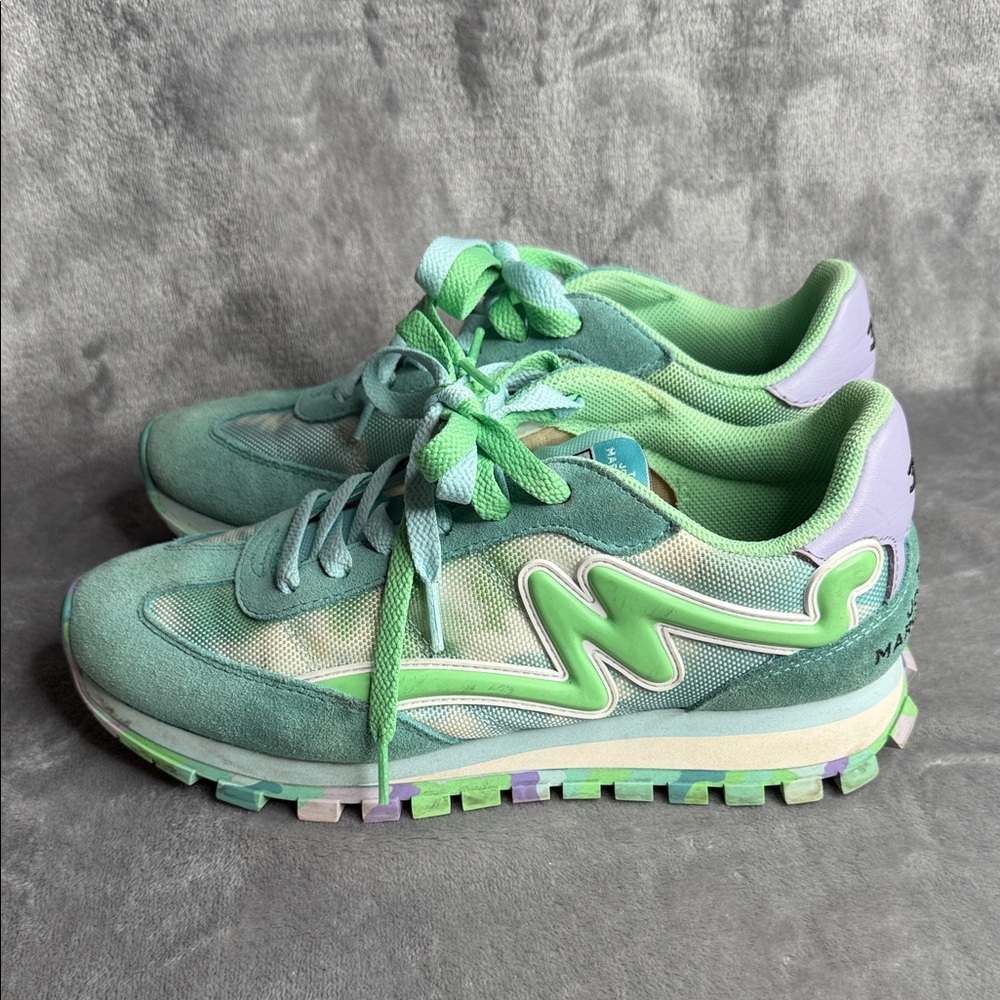 Marc Jacobs Mint and Lavender Sneakers